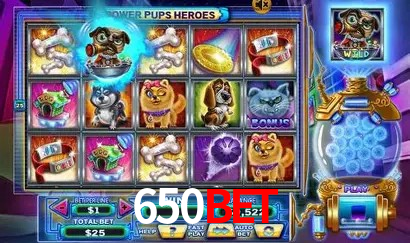 Interface moderna da plataforma 650bet